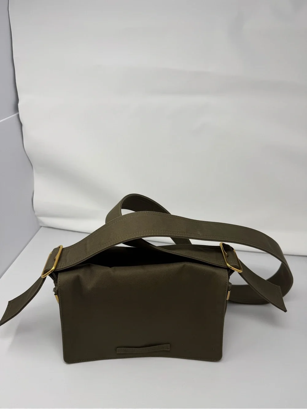 Burberry Canvas Trench Crossbody Bag in Olive